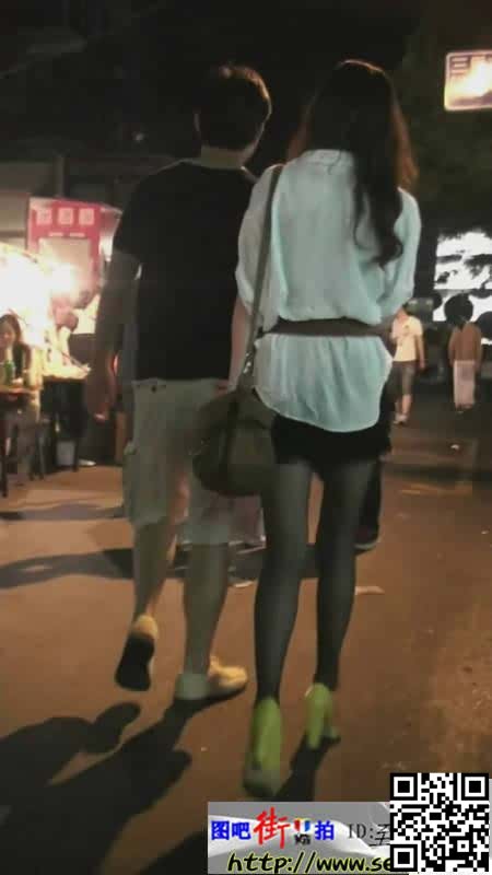 黄色高跟包臀黑裙黑丝长腿美女[11P]