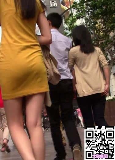 黄色紧身连衣包臀美少妇[14P]